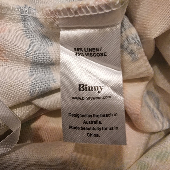 Binny shorts sz 14, linen/viscose - Picture 4 of 4